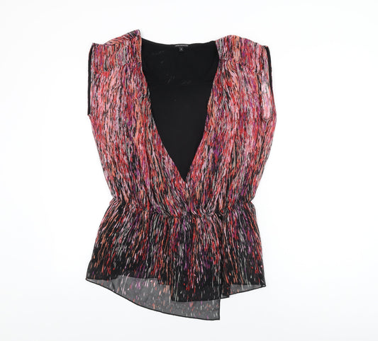 Womens UK Size 12 Marks and Spencer Black Basic Blouse