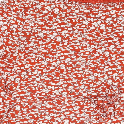 Womens UK Size 20 Rocha John Rocha Red Basic T-Shirt