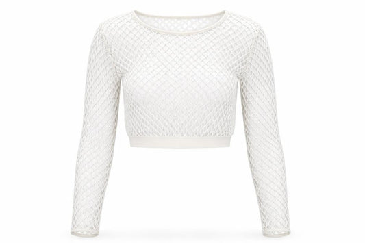 Womens UK Size 12 New Look White Cropped T-Shirt
