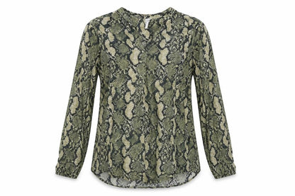 Womens UK Size 6 H&M Green Basic T-Shirt