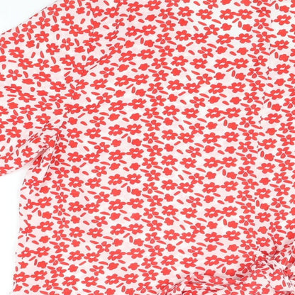 Womens UK Size 12 Kaleidoscope White Basic Blouse
