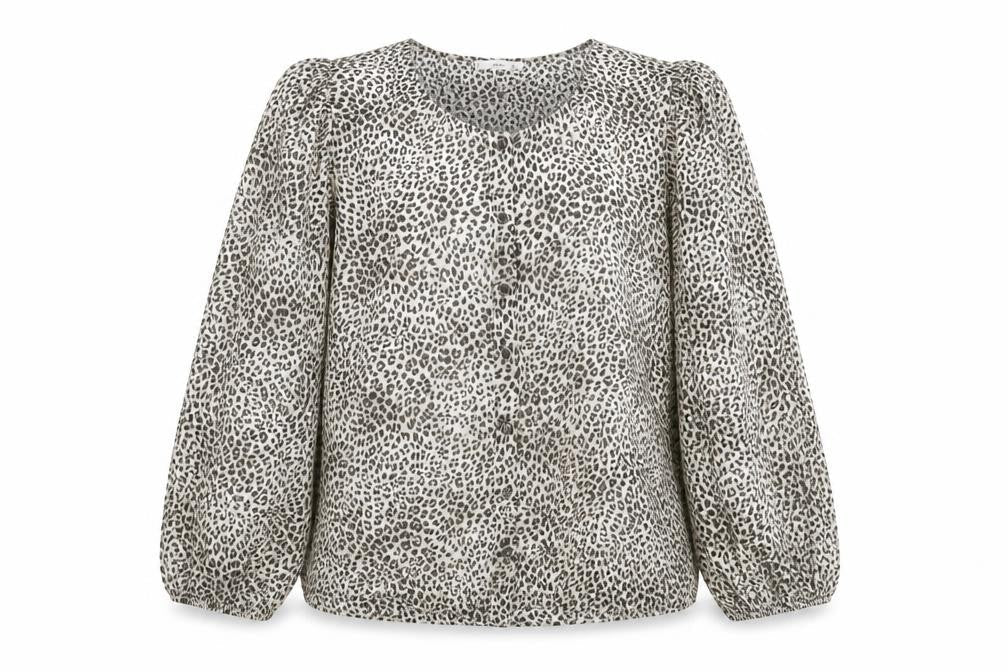 Womens UK Size M Mango Beige Basic Button-Up