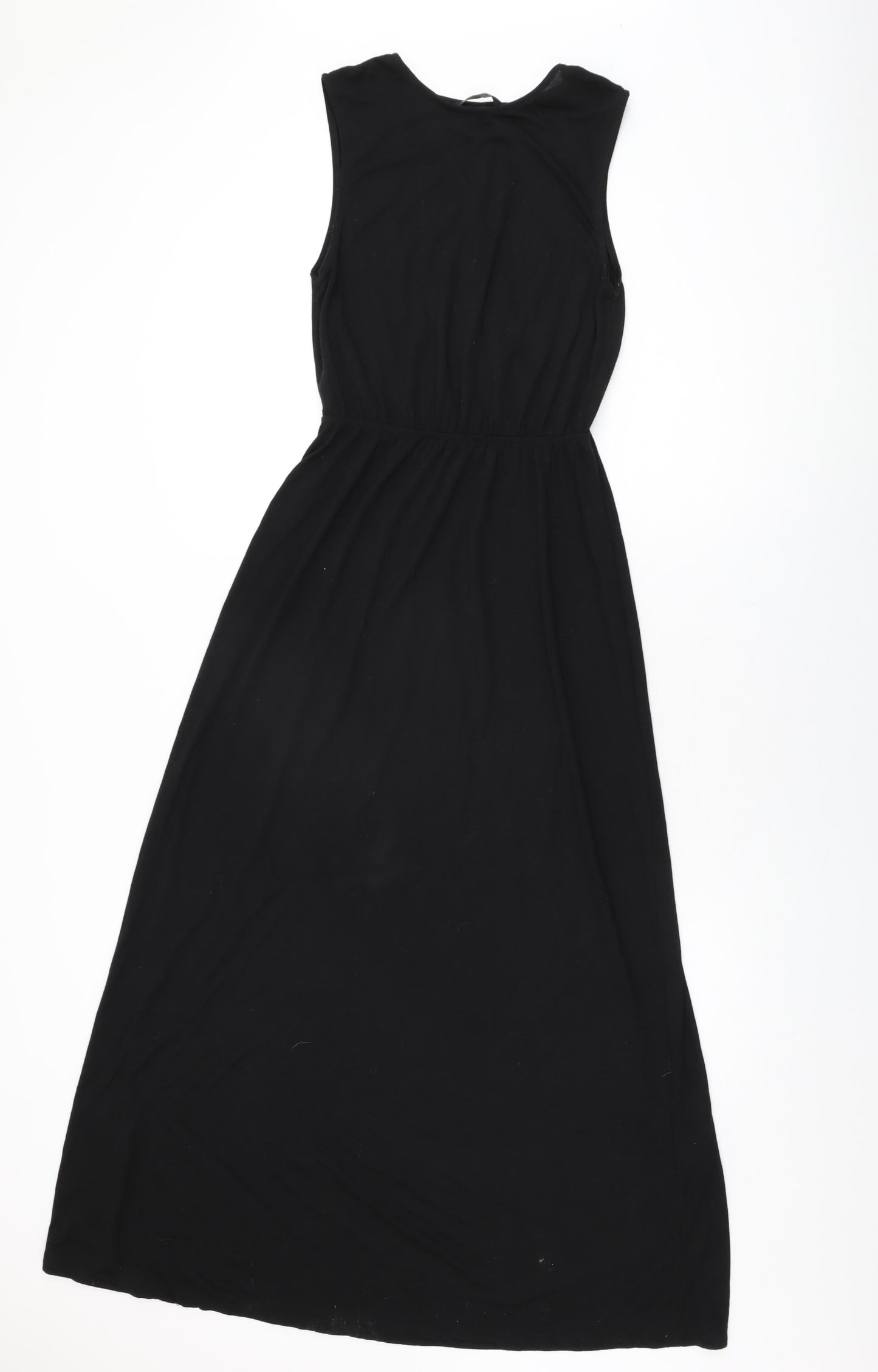 H&M Womens Black Polyester Maxi Size XS Round Neck Pullover