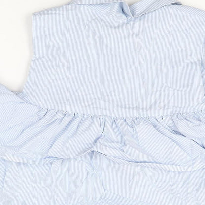 Womens UK Size M IVIVI Blue Basic T-Shirt