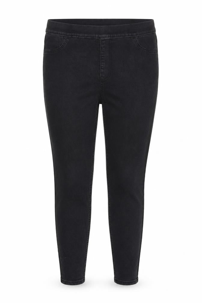 Marks & Spencer Womens Grey Cotton Jegging Jeans Size 14 L26 in Regular