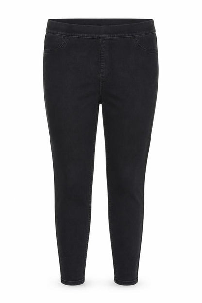Marks & Spencer Womens Grey Cotton Jegging Jeans Size 14 L26 in Regular