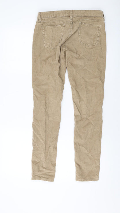 Womens UK Size 26 in Uniqlo Regular Fit  Beige Trousers