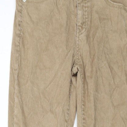 Womens UK Size 26 in Uniqlo Regular Fit  Beige Trousers