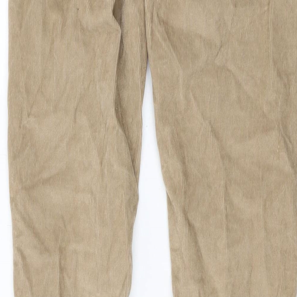 Womens UK Size 26 in Uniqlo Regular Fit  Beige Trousers