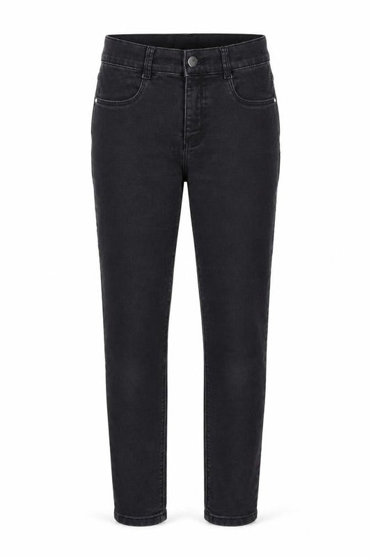 8 Womens Grey Cotton Skinny Jeans Size 8 L24 in Regular Button