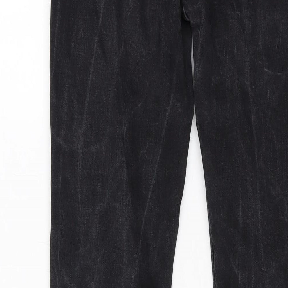 Status Womens Grey Cotton Skinny Jeans Size S L28 in Regular Button