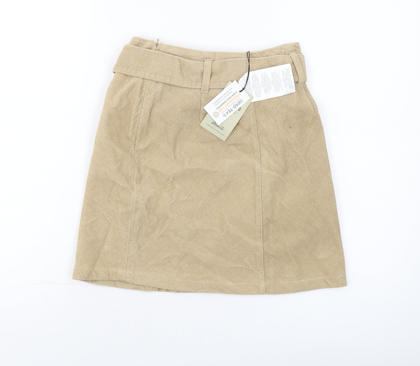 Womens UK Size 6 Denim & Co. Mini Corduroy Skirt