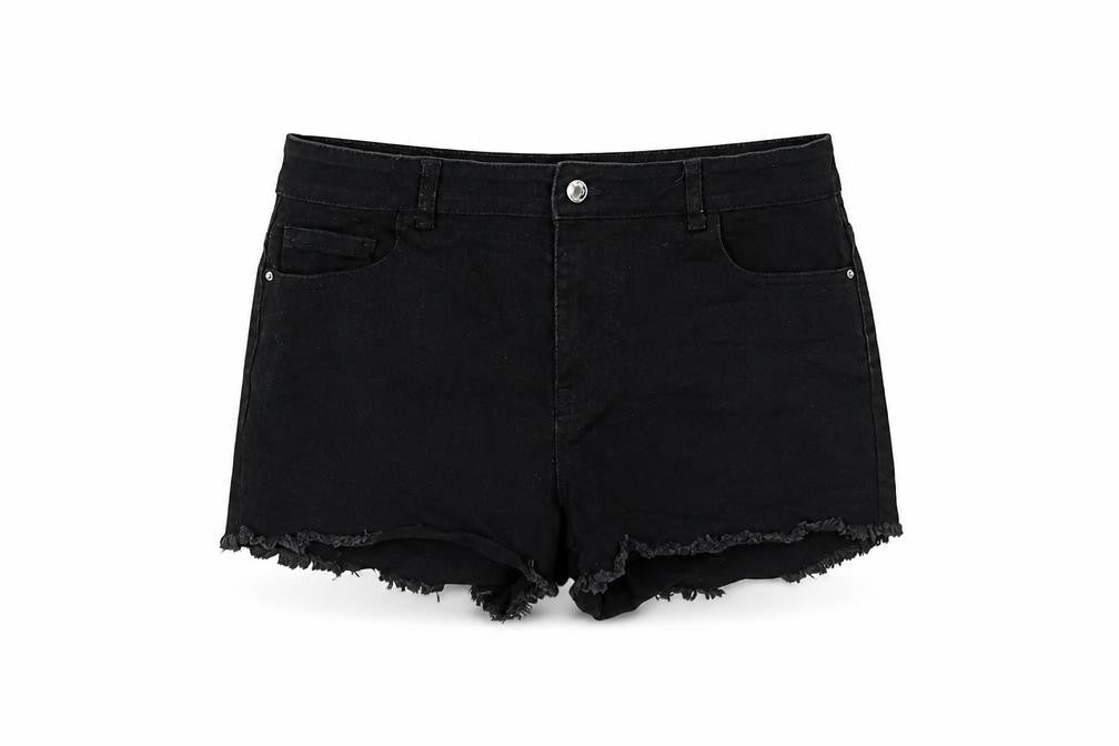 Womens UK Size 14 Denim & Co. Regular Fit Hot Pants Shorts