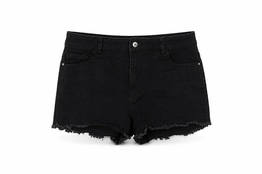 Womens UK Size 14 Denim & Co. Regular Fit Hot Pants Shorts