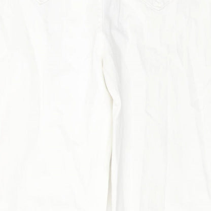 Womens UK Size 32 in Marks and Spencer Regular Fit Skinny Ivory Jeans