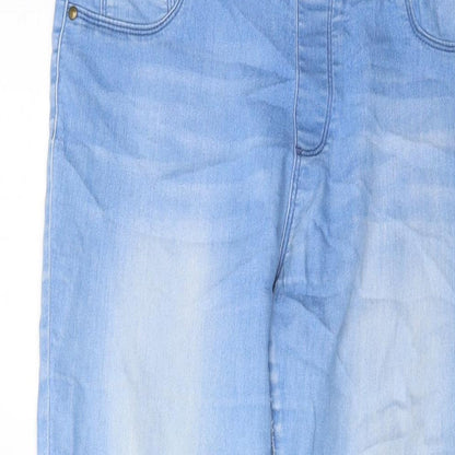 Dorothy Perkins Womens Blue Cotton Jegging Jeans Size 12 L29 in Regular