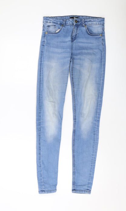 Womens UK Size 6 H&M Regular Fit Skinny Blue Jeans
