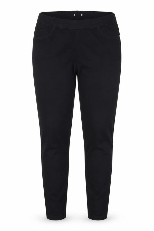 Tulchan Womens Black Cotton Jegging Jeans Size 16 L28 in Regular