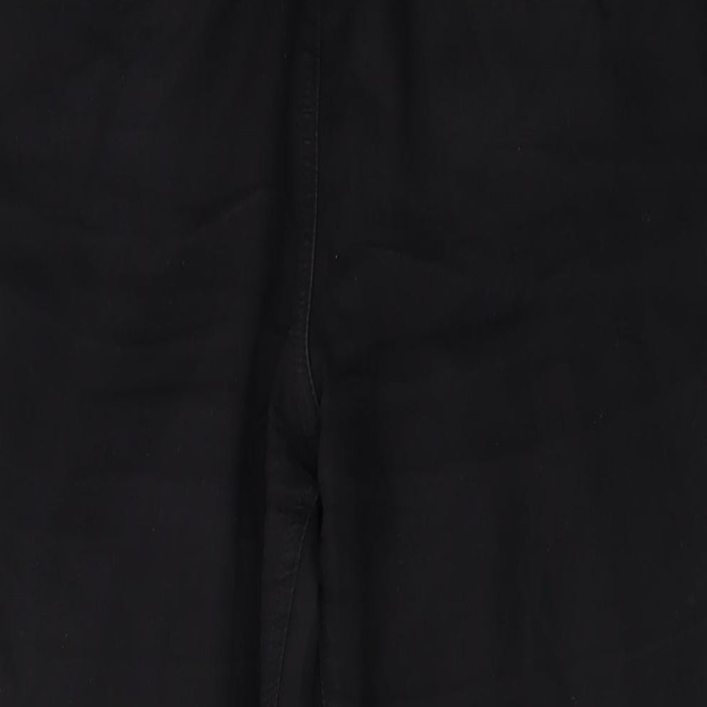 Tulchan Womens Black Cotton Jegging Jeans Size 16 L28 in Regular