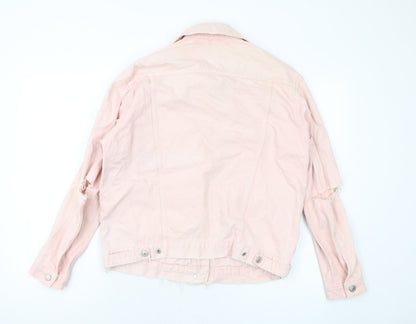 Womens UK Size 10 Topshop Pink Jacket