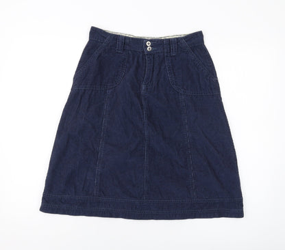 Womens UK Size 10 Mistral A-Line Corduroy Skirt