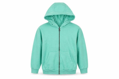 Next Boys Green Cotton Full Zip Hoodie Size 5 Years Zip