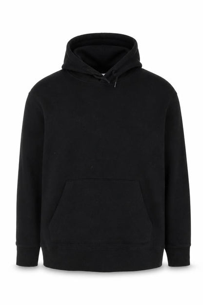 tO-MAN Mens Black Cotton Pullover Hoodie Size M