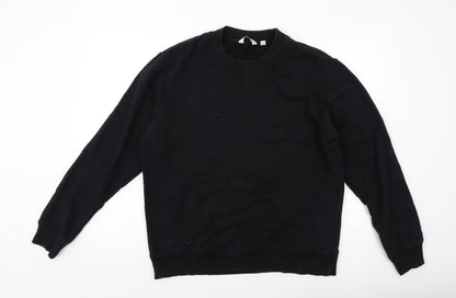 Mens UK Size M NEXT Black Pullover Sweatshirt