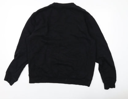 Mens UK Size M NEXT Black Pullover Sweatshirt