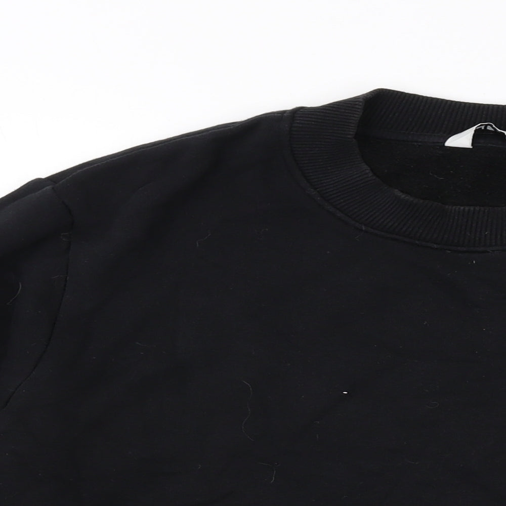 Mens UK Size M NEXT Black Pullover Sweatshirt