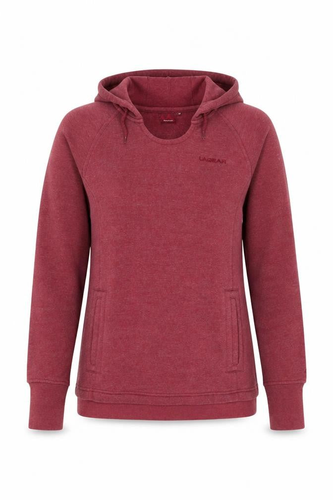 Womens UK Size 10 LA Gear Red Pullover Hoodie