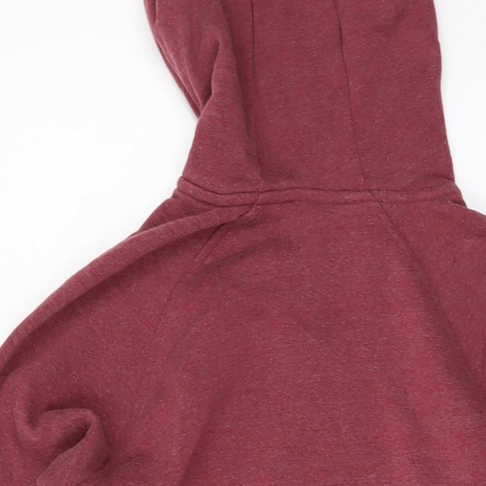 Womens UK Size 10 LA Gear Red Pullover Hoodie
