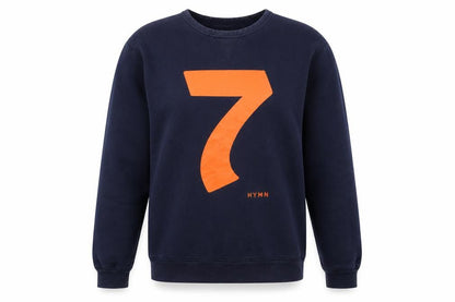 Hymn Womens Blue Cotton Pullover Sweatshirt Size M Pullover