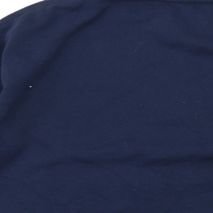 Capsule Womens Blue Cotton Pullover Sweatshirt Size 16 Pullover