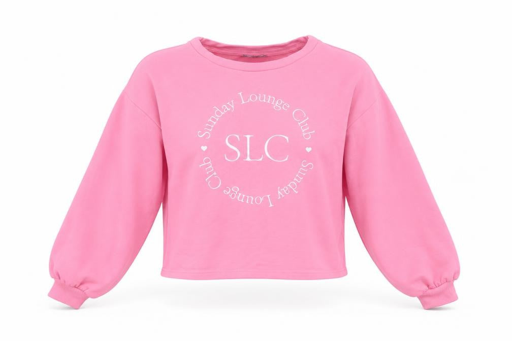 New Look Womens Pink Polyester Pullover Sweatshirt Size 12 Pullover