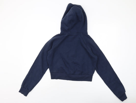 ellesse Womens Blue Cotton Pullover Hoodie Size 6 Pullover