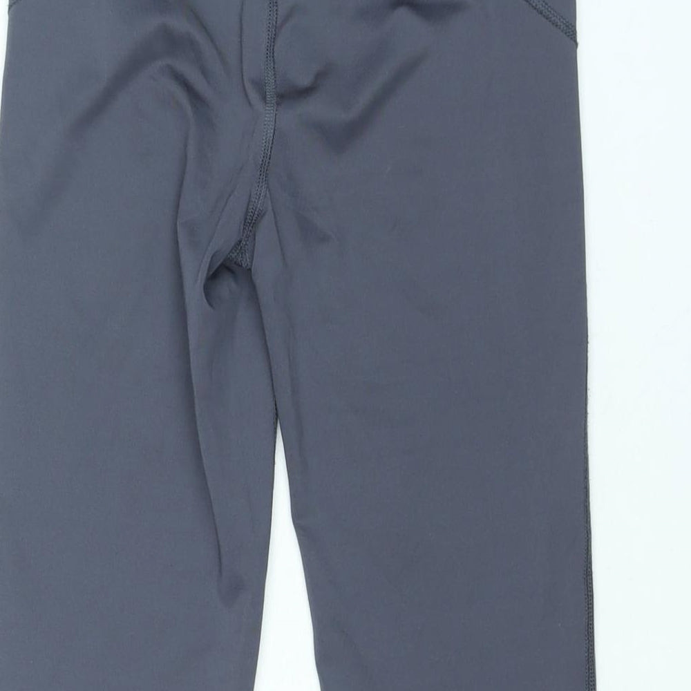 LIVE LOVE DREAM Womens Grey Polyester Capri Leggings Size S L20 in Regular Pullover