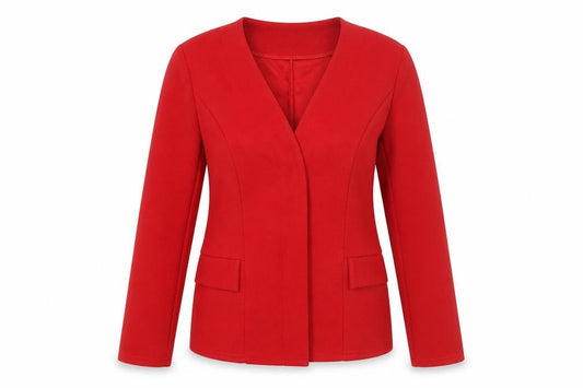 Womens UK Size 12 Boohoo Red Jacket