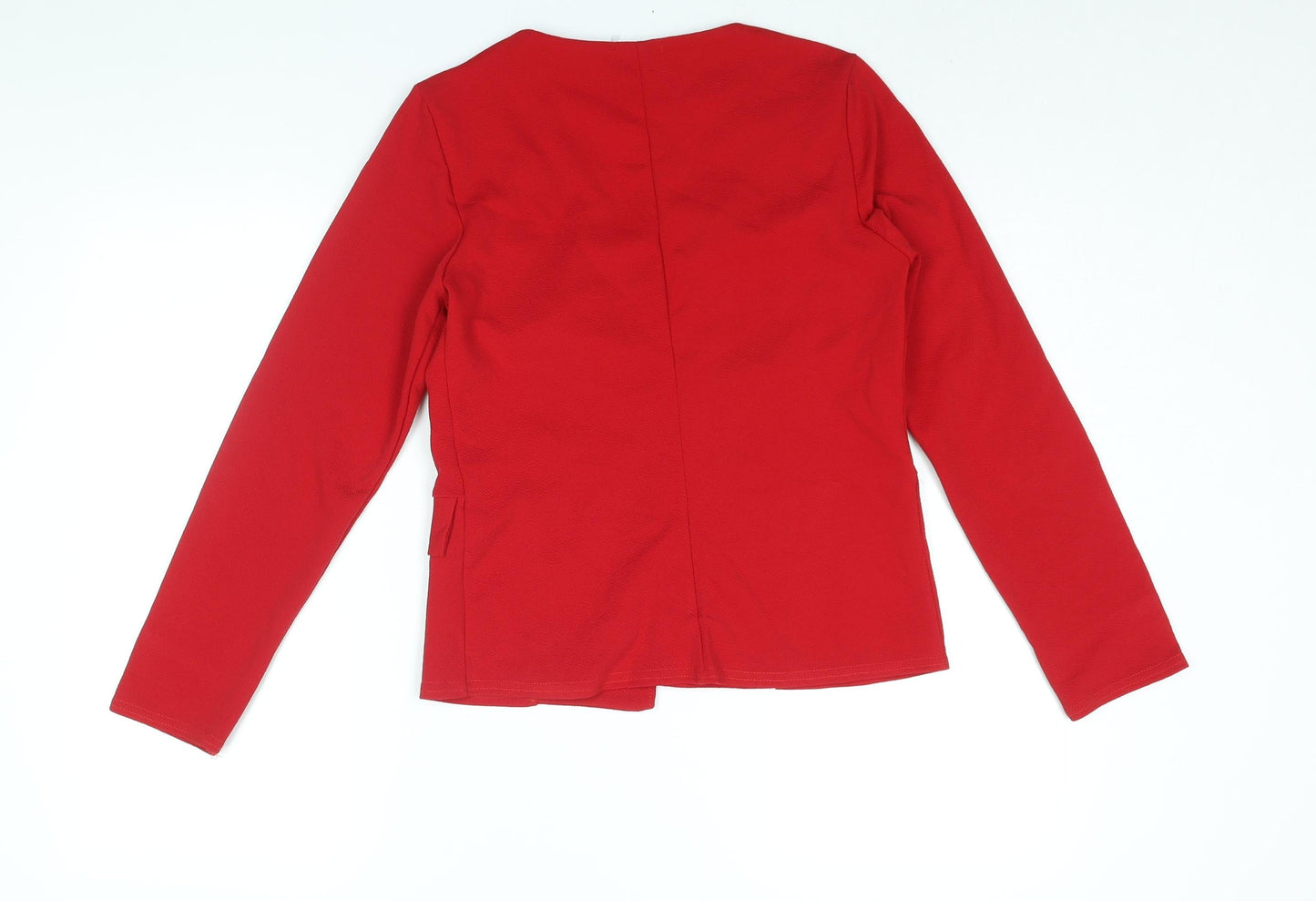 Boohoo Womens Red Jacket Size 12