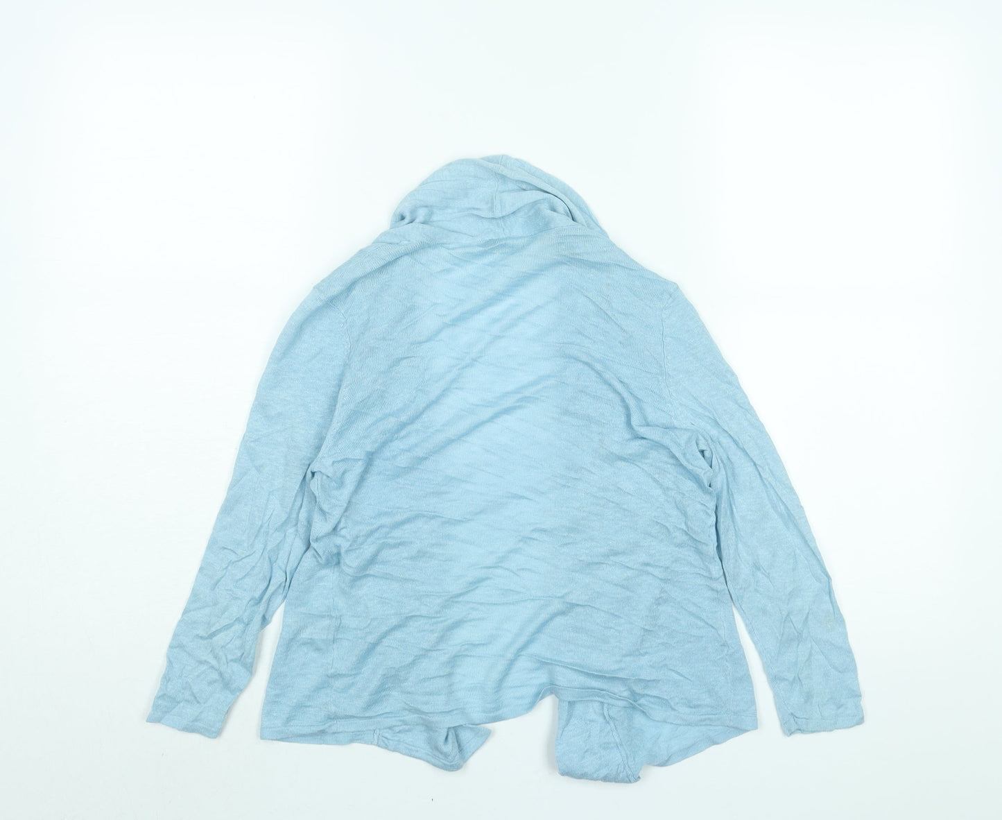 Womens UK Size S Minuet Blue Cardigan Jumper