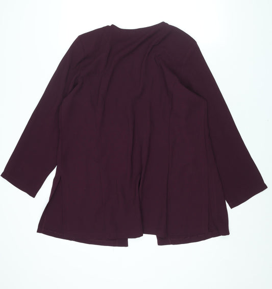 Berkertex Womens Purple Jacket Size 20 Button