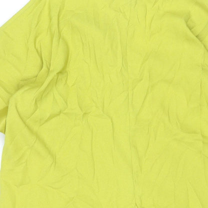 Womens UK Size 10 River Island Green Basic Blouse
