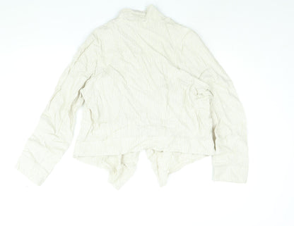 Womens UK Size 14 Marks and Spencer Beige Kimono Blouse