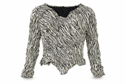 Womens UK Size 18 Roman Multicoloured Cropped Blouse