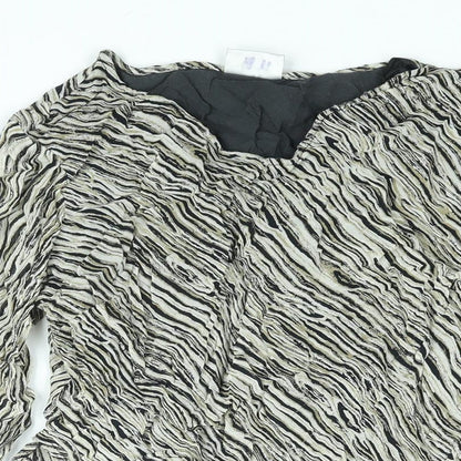 Womens UK Size 18 Roman Multicoloured Cropped Blouse