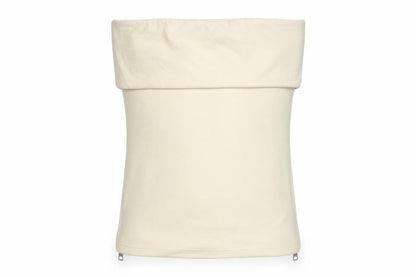 Zara Womens Beige Polyester Basic Blouse Size S Square Neck