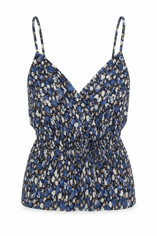 Womens UK Size M Pull&Bear Blue Camisole Blouse