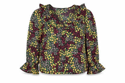 Womens UK Size 14 New Look Multicoloured Basic Blouse