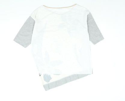 Womens UK Size M Zara Multicoloured Basic Blouse
