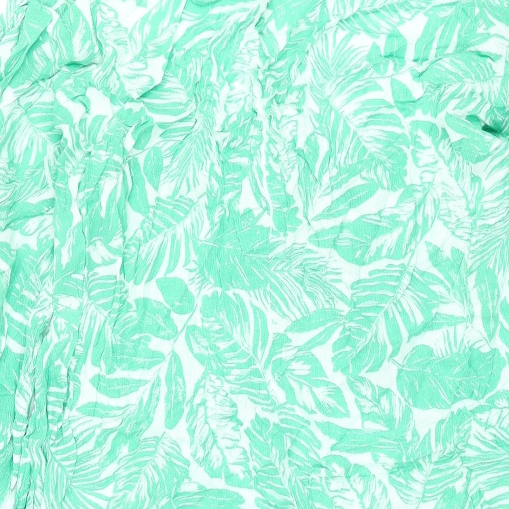 Womens UK Size 16 Yours Green Basic Blouse